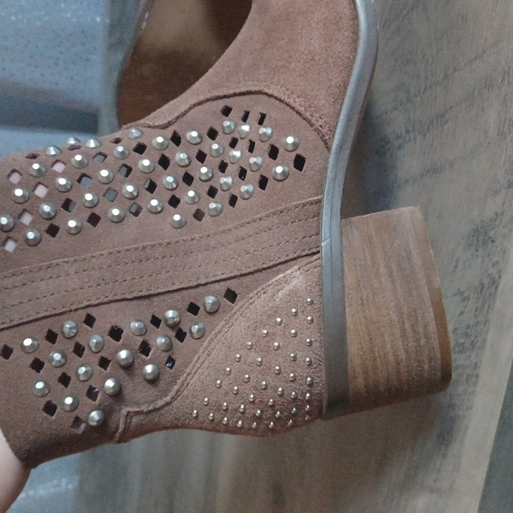 Steve Madden "DUDE" Genuine leather cut-out booties - Picture 2 of 6